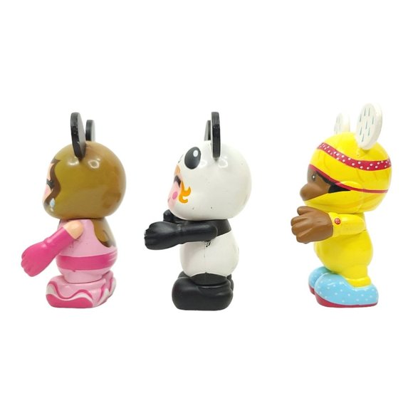 Vinylmation Cutesters Like You 3" Pandy Glammy Series 2 Yellow Raincoat Girl Lot - Picture 3 of 14